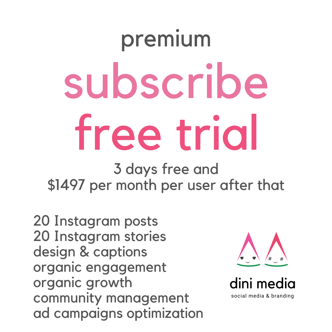 premium social media subscription